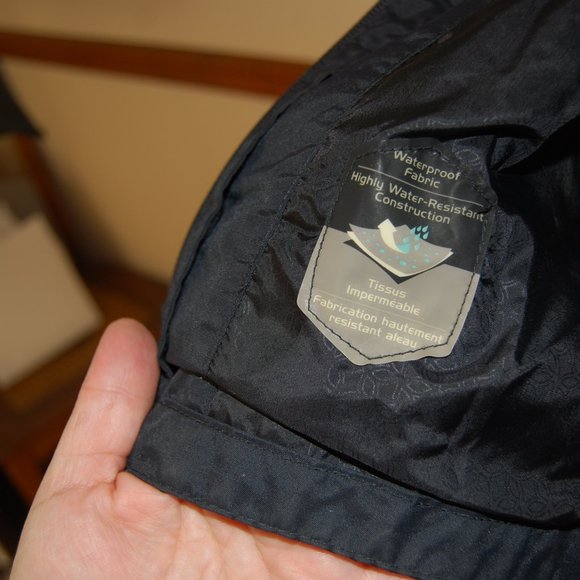 Columbia Womens 1x Long anorak style Black Jacket - Picture 8 of 10